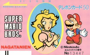 * Super Mario Brothers nintendo ... number entering * telephone card 50 frequency unused ph_175