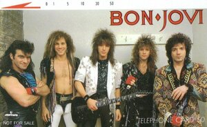 ★ボン・ジョヴィ/Bon Jovi　非売品★テレカ５０度数未使用os_36