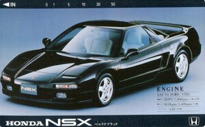 ★HONDA NSX　ベルリナブラック　擦れ有★テレカ５０度数未使用os_93