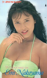 ★中山恵美　ダンロップ★テレカ５０度数未使用po_193