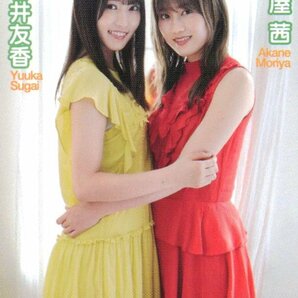 ★守屋茜/菅井友香 欅坂46 ボム★テレカ５０度数未使用on_147s25の画像1