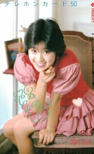 ★酒井法子　サンミュージック★テレカ５０度数未使用pe_74