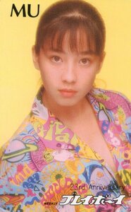 ★宮沢りえ　週刊プレイボーイ★テレカ５０度数未使用ov_134