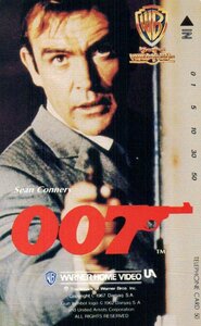 ★ショーン・コネリー/他　007　ワーナーVIDEOギャラリー★テレカ５０度数未使用os_17