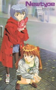 * Neon Genesis Evangelion GAINAX Newtype /Newtype мельчайший потертость иметь * телефонная карточка 50 частотность не использовался pq_73