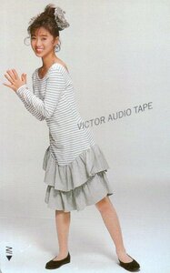 ★酒井法子　VICTOR AUDIO TAPE★テレカ５０度数未使用oq_138k