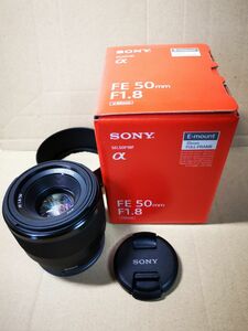 【中古ほぼ新品】SONY 50mm F1.8 SEL50F18F(フルサイズ対応)