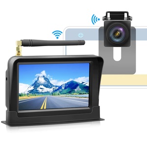 PORMIDO CAM116 ワイヤレス バックカメラ モニターセット 5インチ大画面LCDモニター AHD最新伝送技術 CMOSセンサー採用　ワイヤレスセット