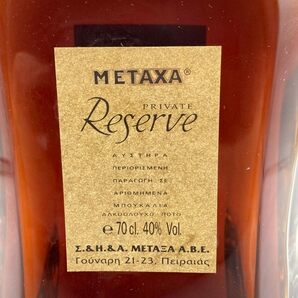 メタクサ プライベート リザーブ 1888 700ml 40% METAXA PRIVATE Reserve 【R1】の画像5
