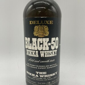1円スタート★ ニッカ ウイスキー ブラック 50 720ml 40% NIKKA WHISKY BLACK 50 【1D】の画像3