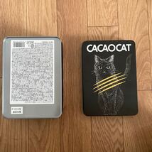 CACAOCAT 猫 缶 缶のみ 黒 ブラック 最終値_画像9
