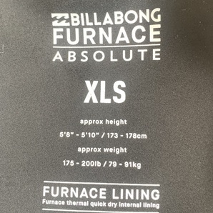 ☆中古☆BILLABONG(ビラボン) ☆フルスーツスーツ XLS（USサイズ）☆の画像5