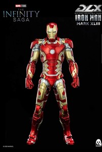 Infinity Saga 1/12 DLX Iron Man Mark 43 ( Infinity Saga 1/12 DLX Ironman Mark 43) передвижной фигурка [s Lee Zero ] threezero