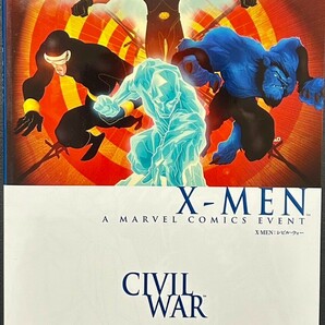 絶版 ヴィレッジブックス 発行 X-MEN：シビル・ウォー初版 マーベル MARVEL X-MEN アベンジャーズ AVENGERS エックスメン アメコミの画像1