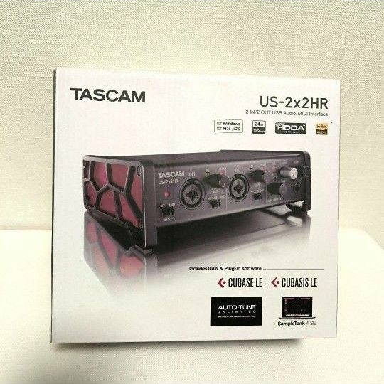 TASCAM(タスカム) US-2X2HR 2Mic, 2IN/2OUT ほぼ新品