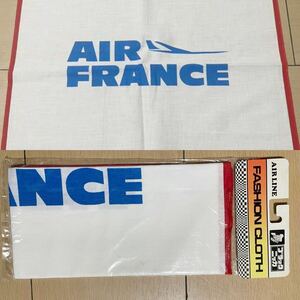 非売品 未開封品 エールフランス航空 ハンカチ ファッションクロス ブラックニッカ販促 デッドストック ノベルティ エアライン 航空会社