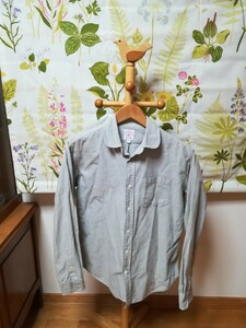 CHEMISE NATIONALE チェミセナショナーレ 薄グレー色シャツＳ