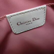 ◇Christian Dior | クリスチャンディオール 　トロッター　ポーチ　ハンドバッグ　ヴィンテージ　ピンク　☆I14_画像3