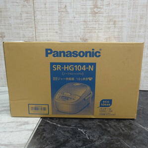 新品◇Panasonic | パナソニック IHジャー炊飯器 5.5合炊き ノーブルシャンパン SR-HG104-N ☆L9の画像1