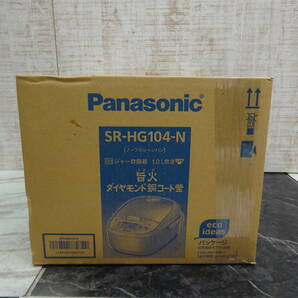新品◇Panasonic | パナソニック IHジャー炊飯器 5.5合炊き ノーブルシャンパン SR-HG104-N ☆L9の画像2