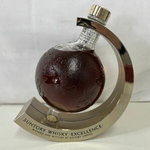 【未開栓】SUNTORY WHISKY EXCELLENCE サントリー ウィスキー エクセレンス 地球儀型ボトル 760ml 43% ウイスキー古酒【37083】の画像2