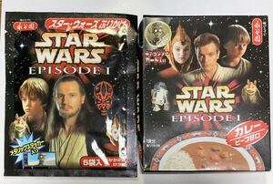 (当時モノ・レア・未開封品・やや難あり) 永谷園　スター・ウォーズ　エピソード1 カレー　ふりかけ　まとめ売り　STAR WARS Episode 1 管N