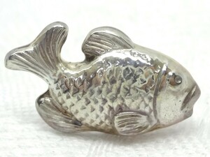 U27 SILVER925 sea bream fish tiepin tie tack 