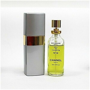 51302 シャネル 香水 NO.19 オードトワレ スプレータイプ リチャージブルタイプ 50ml 中古 CHANEL