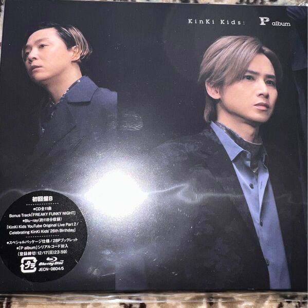 初回盤B スペシャルパッケージ仕様 28Pブックレット 「P album」KinKi Kids CD+Blu-ray