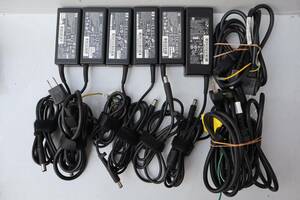 E8009 L [6 point set ] HP AC adapter used operation goods 65W*5 90W*1 PPP012D-S*1 PPP009D*2 PPP009L-E*3