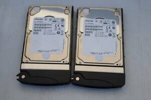 E8117(4)RK Y 【2個セット】TOSHIBA 900GB HDD 東芝 AL13SEB900/HDEBC00GEA51 900GB 6Gbps 10K 2.5SAS ハードドライブ