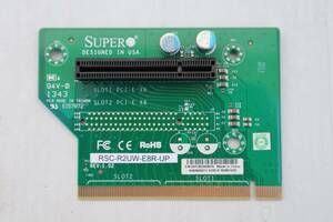 E8107(2)RK Y Supermicro RSC-R2UW-E8R-UP Rsc-r2uw-e8r-up 2u Rhs Wio Risr ライザーカード 8xpcie Up Mbs用