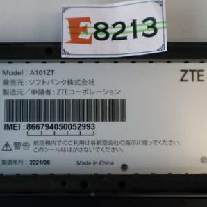 E8213 L ソフトバンク Softbank ZTEコーポレーション Pocket WiFi 5G A101ZT 本体のみ の画像6