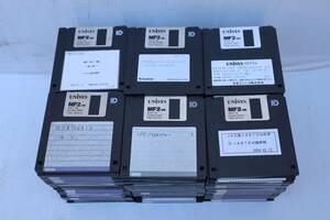 E8100(2)RK Y[215 pieces set ]UNISYS MF2-HD floppy disk 5022-33 Double Sided High Density
