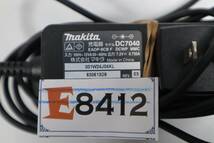 E8412 L makita 純正品 充電器 DC7040 EADP-9CB F DCWP MMC ACアダプター 通電確認済み_画像5