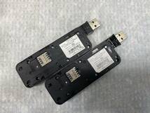 E7381(7) Y【2個セット】NTT ドコモ L-03F ブラック 中古 / カバー無し_画像2