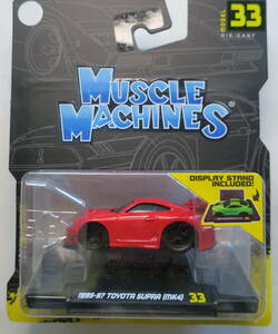 ☆maisto　MUSCLE MACHINES TOYOTA SUPRA　トヨタ　スープラ　A80