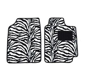  new goods all-purpose floor mat light / normal car front 2 sheets Zebra white 