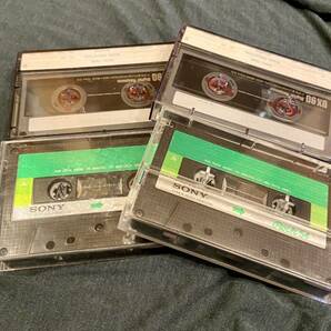 【送料無料】SONY ソニー CrO2クロム TAPE Ⅱ ハイポジション 54分x2 90分x2 カセットテープ 4本セット SONY CrO2 cassette tape 54x2 90x2