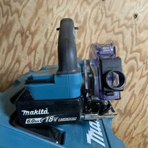 makita マキタ 125mm 充電式 防じんマルノコ KS511D 充電式防じん丸ノコ 防塵丸のこ 18V 6.0Ah バッテリー1個 ケース付 中古品☆郵　_画像3