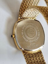 CYMA シーマ 腕時計 604SP GOLD 石付き クォーツ 文字盤劣化　稼働品　【SH-41005】_画像3