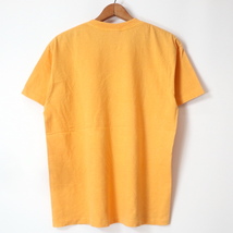 GAP■ポケットTシャツ POCKET TEE マスタードイエロー/S 90S USA製_画像2