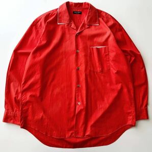 1991SS COMME des GARCONS HOMME PLUS 二重ラペル ブロード 開襟 オープンカラー シャツ アーカイブ コムデギャルソン オム プリュスの画像1