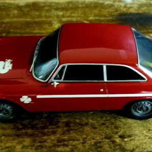 アルファロメオ GTA 1300 ジュニア １/24 グンゼ 完成品 素人素組 Alfa Romeo GTA1300 Juniorの画像6