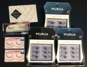 つけまつげ　ファンデーション　新品未使用　MURUA EYELASH　大量　セット　KOSE　ESPRIQUE　試供品