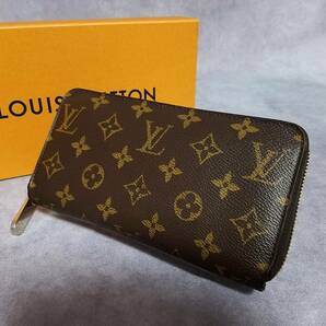 【新型 クリーニング済】 LOUIS VUITTON ルイヴィトン モノグラム ローズバレリーヌ ジッピーウォレット ラウンド長財布 M41894の画像1