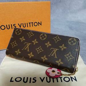 【極美品】 LOUIS VUITTON　ルイヴィトン　正規品 モノグラム　ジッピーウォレット　ポルトフォイユ クレマンス　ラウンドファスナー長財布