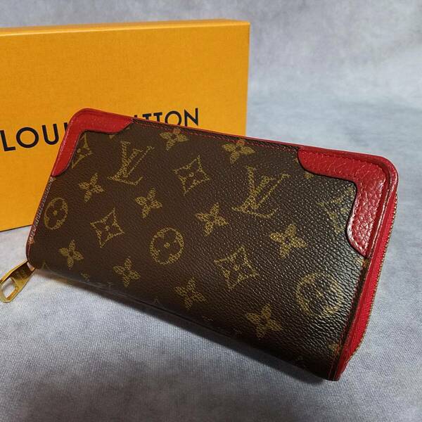 【良好　クリーニング済】 LOUIS VUITTON　ルイヴィトン　レティーロ　モノグラム　ジッピーウォレット　ラウンドファスナー長財布　M61854