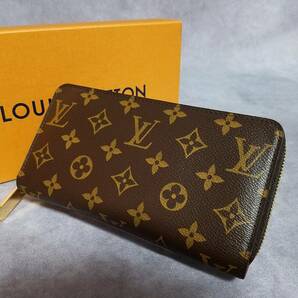 【極美品 クリーニング済】 LOUIS VUITTON ルイヴィトン モノグラム レザー ジッピー ウォレット ラウンドファスナー長財布 M60017の画像1