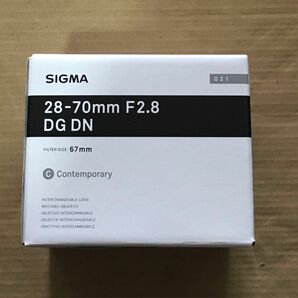 SIGMA 28-70mm F2.8 DG DN Contemporary ソニー E 新品未開封